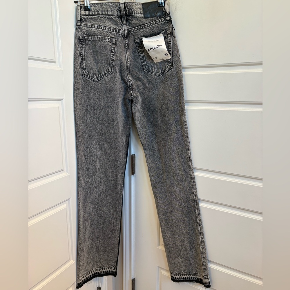 rag & bone NEW Alex High-Rise Straight-Leg Jeans Size 23 - Picture 4 of 8